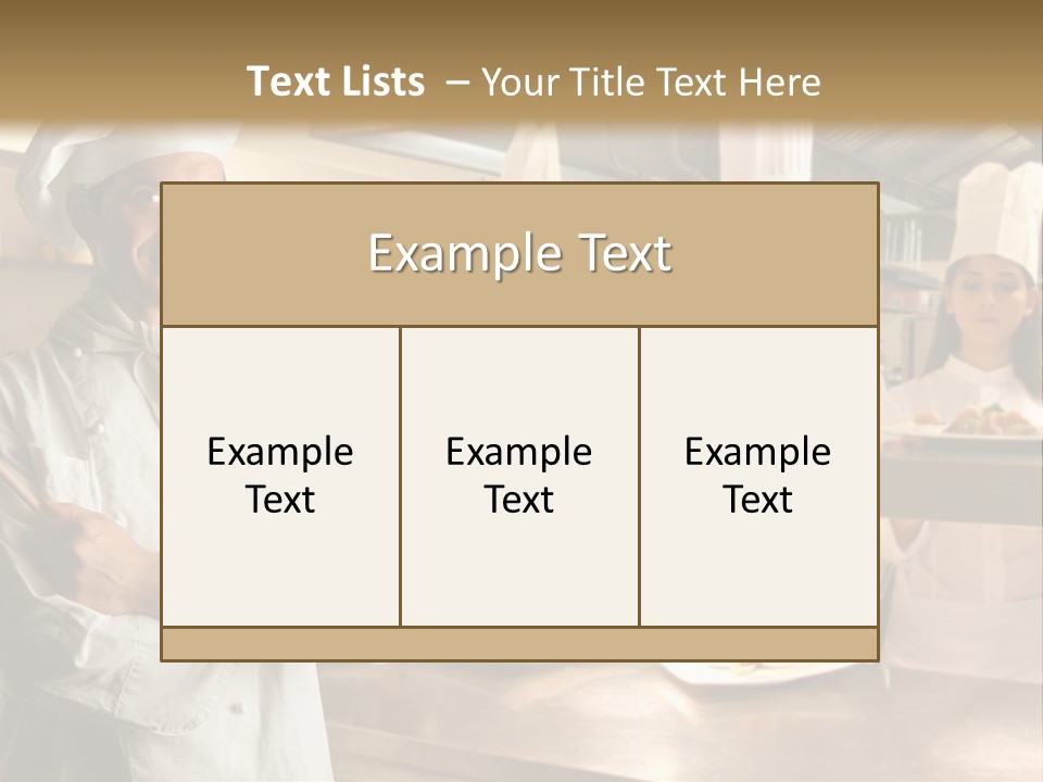 Man Skilled Staff PowerPoint Template