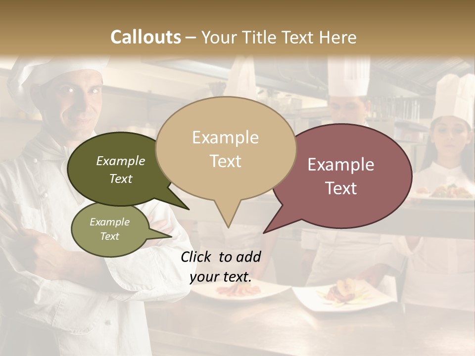 Man Skilled Staff PowerPoint Template