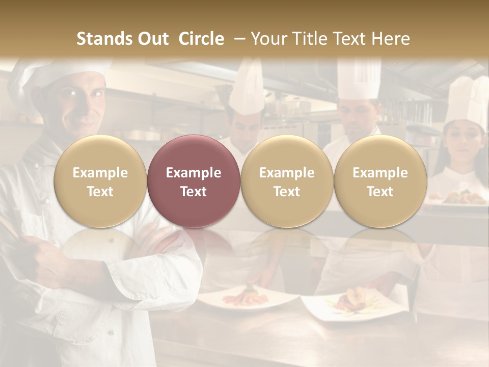 Man Skilled Staff PowerPoint Template