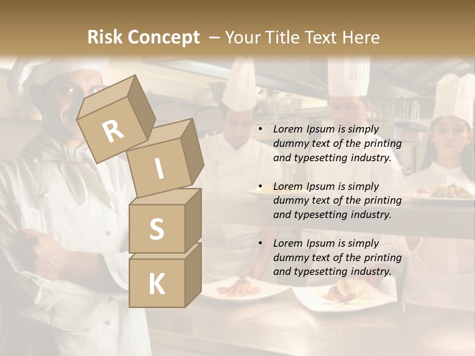 Man Skilled Staff PowerPoint Template