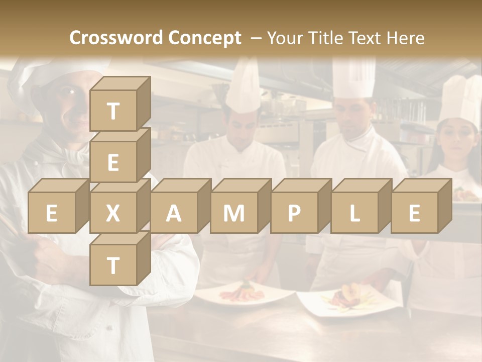 Man Skilled Staff PowerPoint Template