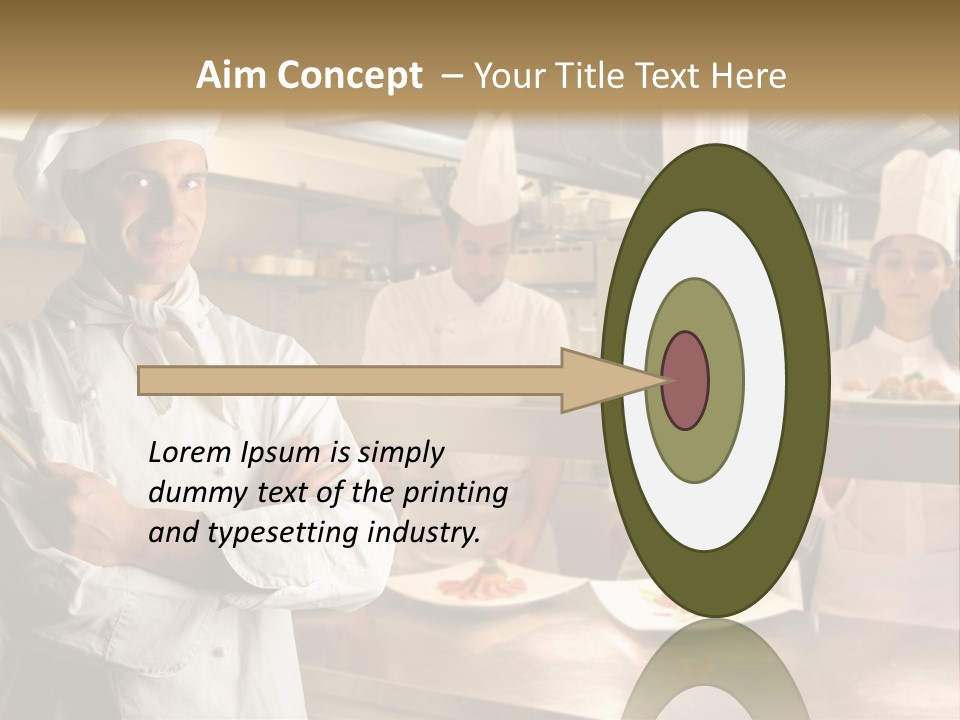 Man Skilled Staff PowerPoint Template