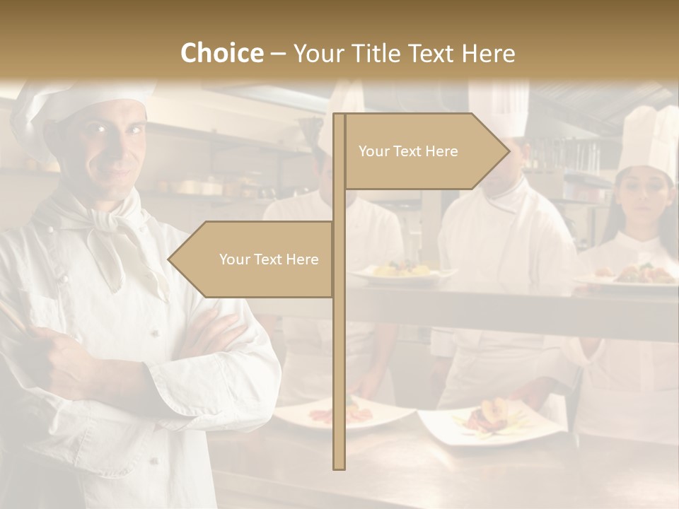 Man Skilled Staff PowerPoint Template