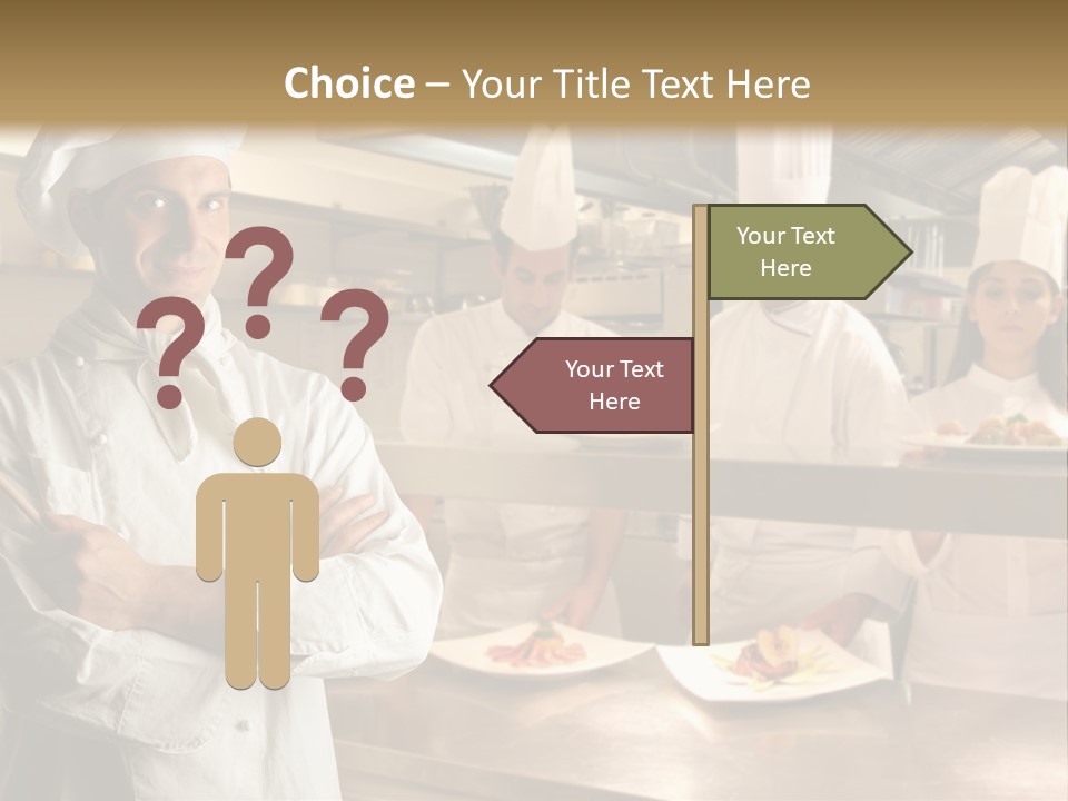Man Skilled Staff PowerPoint Template