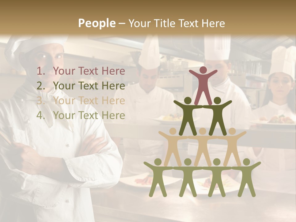 Man Skilled Staff PowerPoint Template