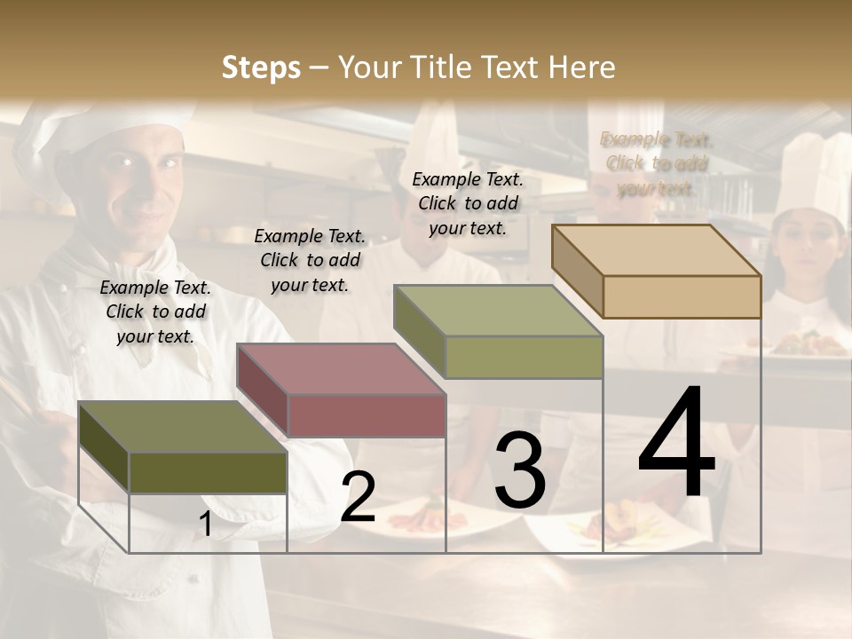 Man Skilled Staff PowerPoint Template