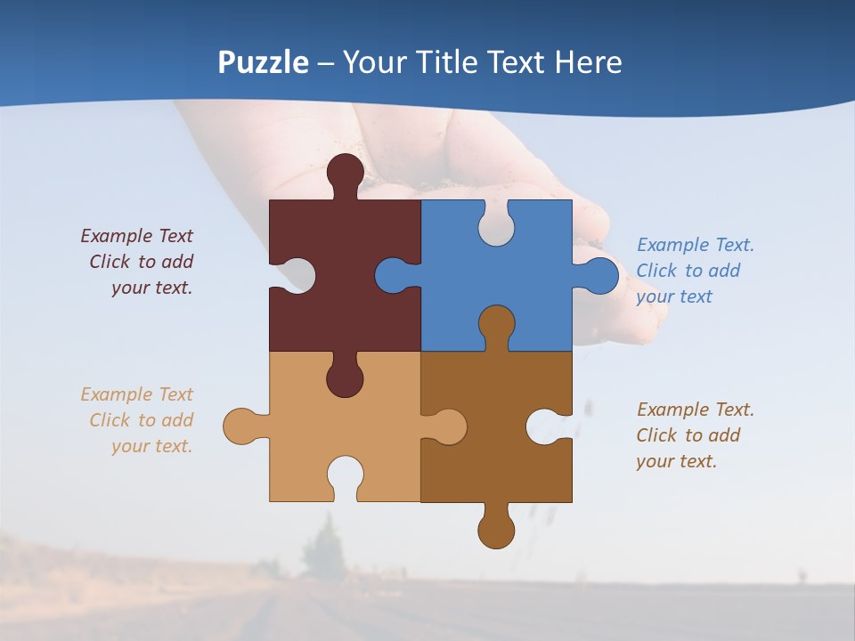 Fall Growth Plowed PowerPoint Template