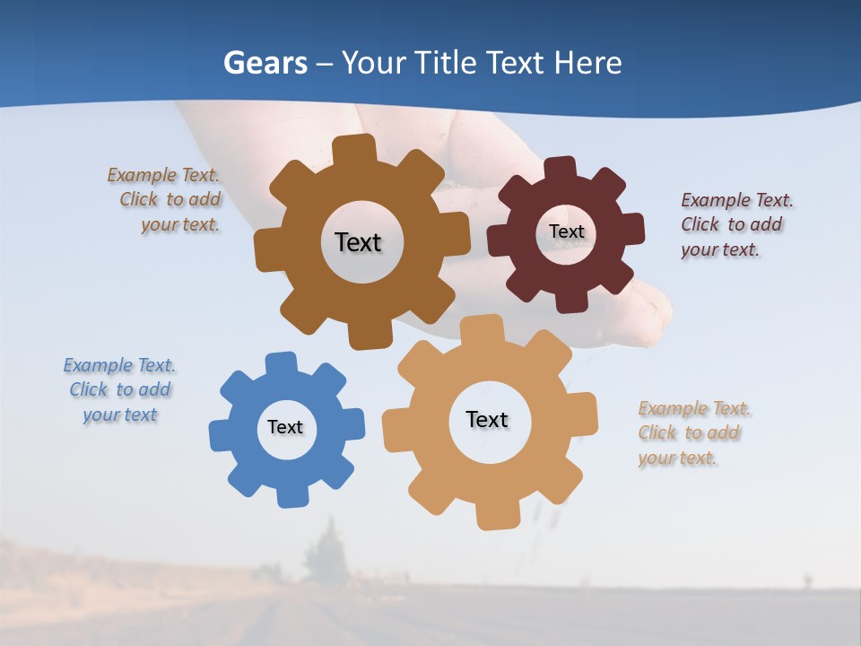 Fall Growth Plowed PowerPoint Template