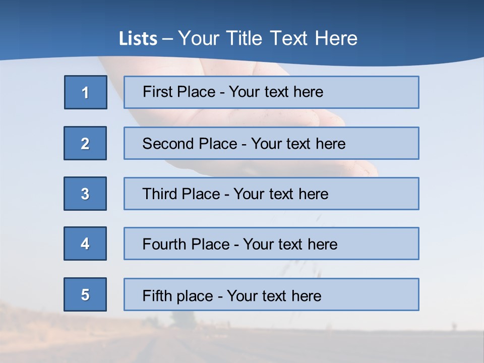 Fall Growth Plowed PowerPoint Template