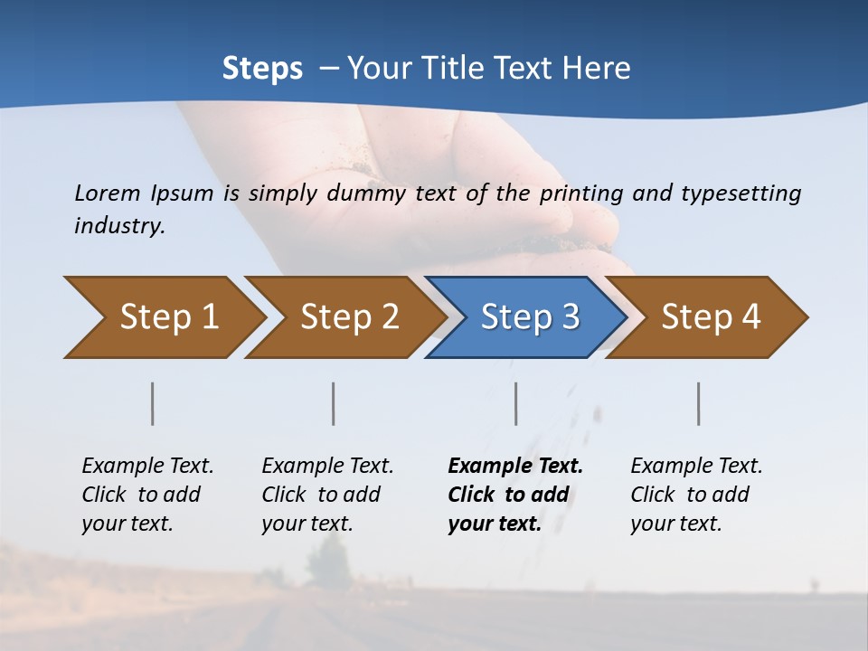 Fall Growth Plowed PowerPoint Template