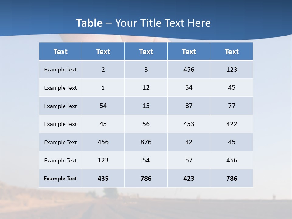Fall Growth Plowed PowerPoint Template