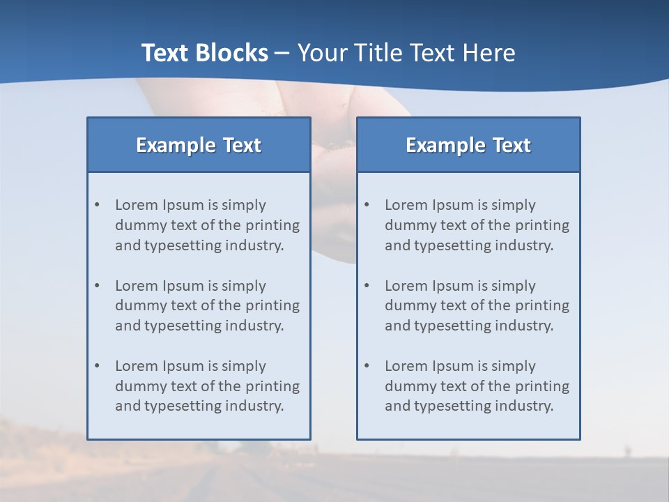Fall Growth Plowed PowerPoint Template