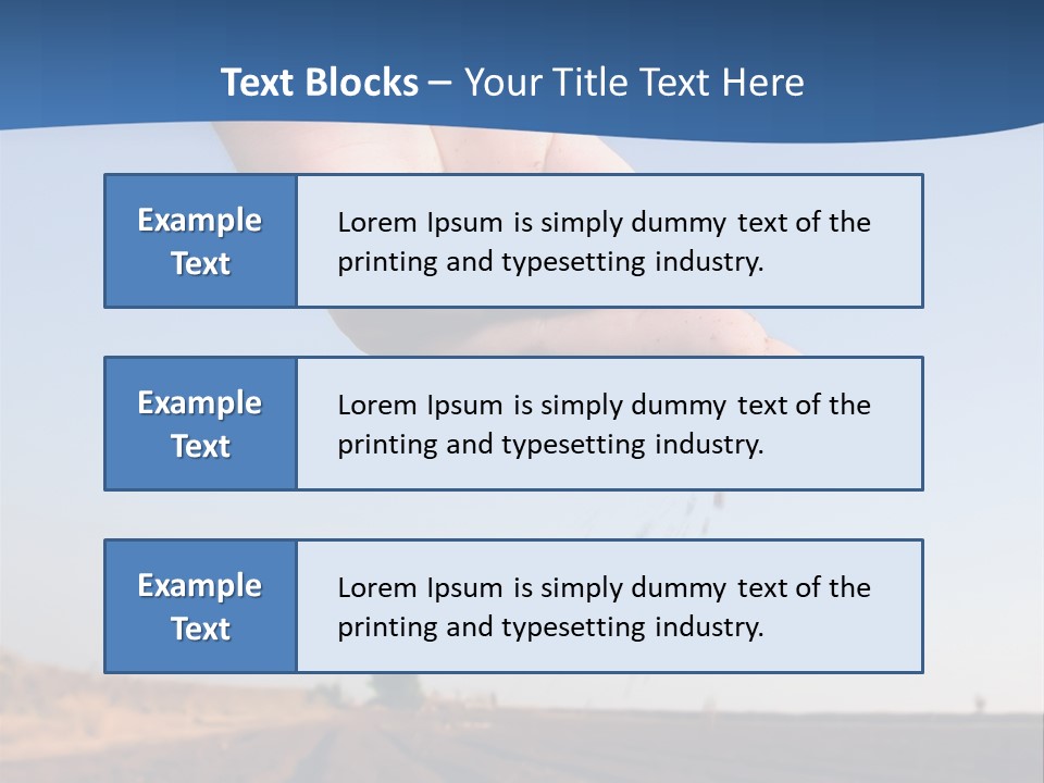 Fall Growth Plowed PowerPoint Template