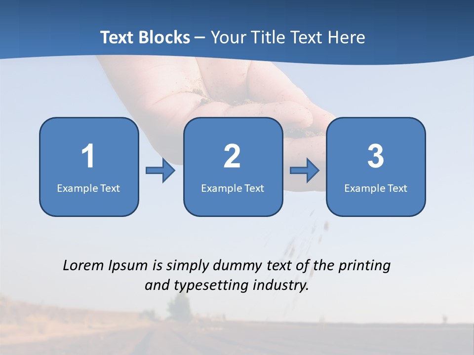 Fall Growth Plowed PowerPoint Template