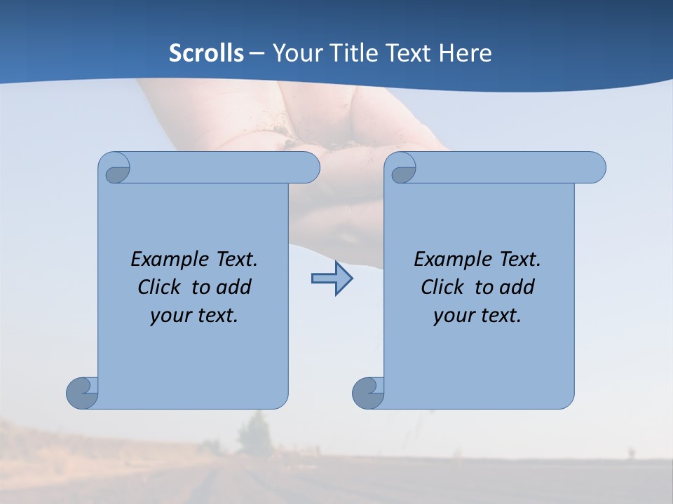 Fall Growth Plowed PowerPoint Template