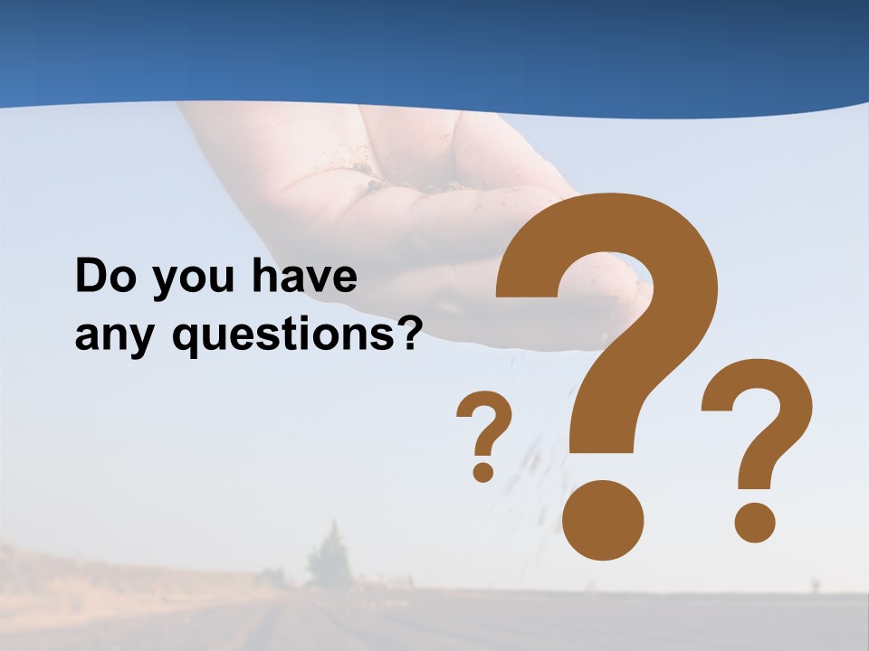 Fall Growth Plowed PowerPoint Template