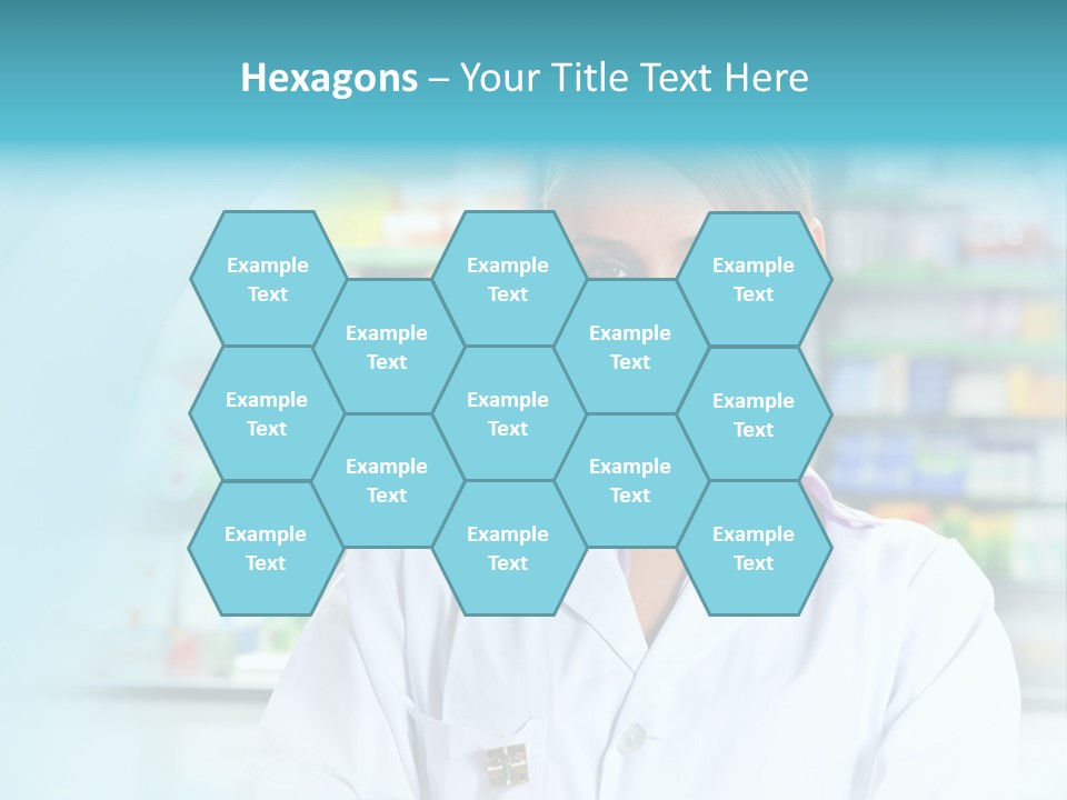 S Smiling Blonde PowerPoint Template