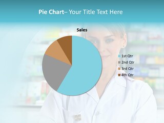 S Smiling Blonde PowerPoint Template