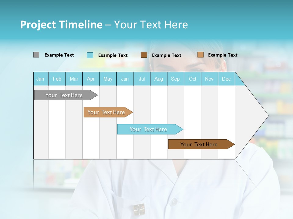 S Smiling Blonde PowerPoint Template