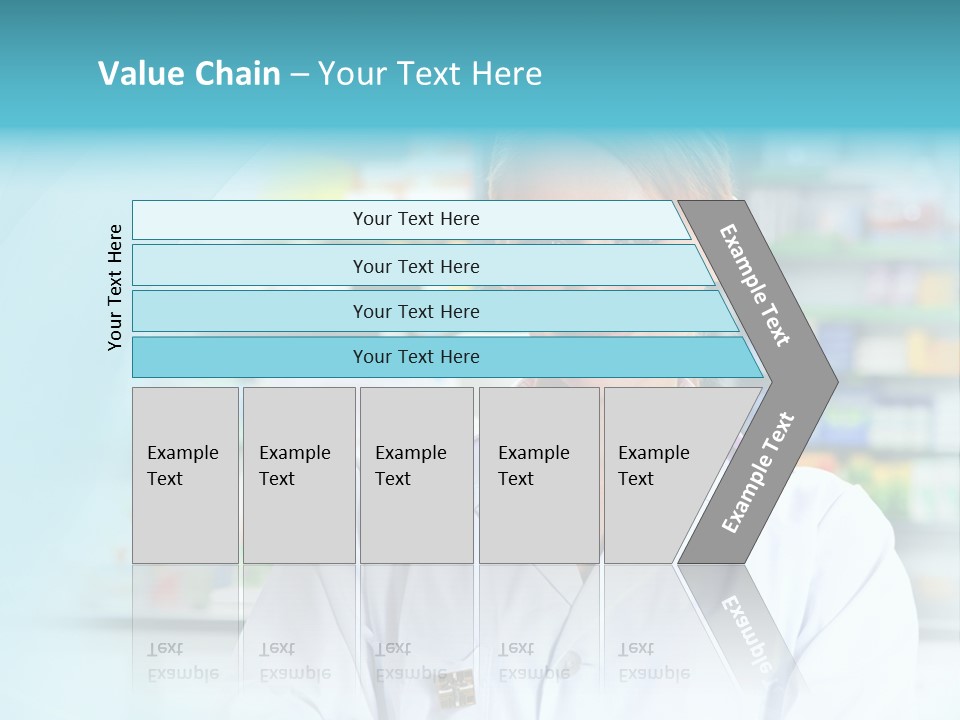 S Smiling Blonde PowerPoint Template