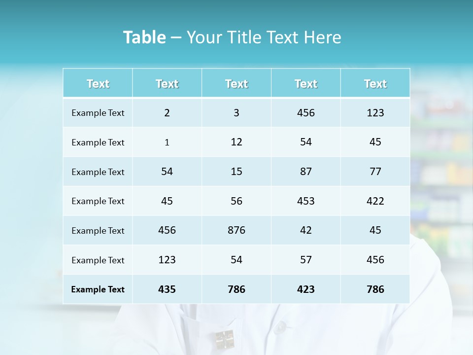 S Smiling Blonde PowerPoint Template