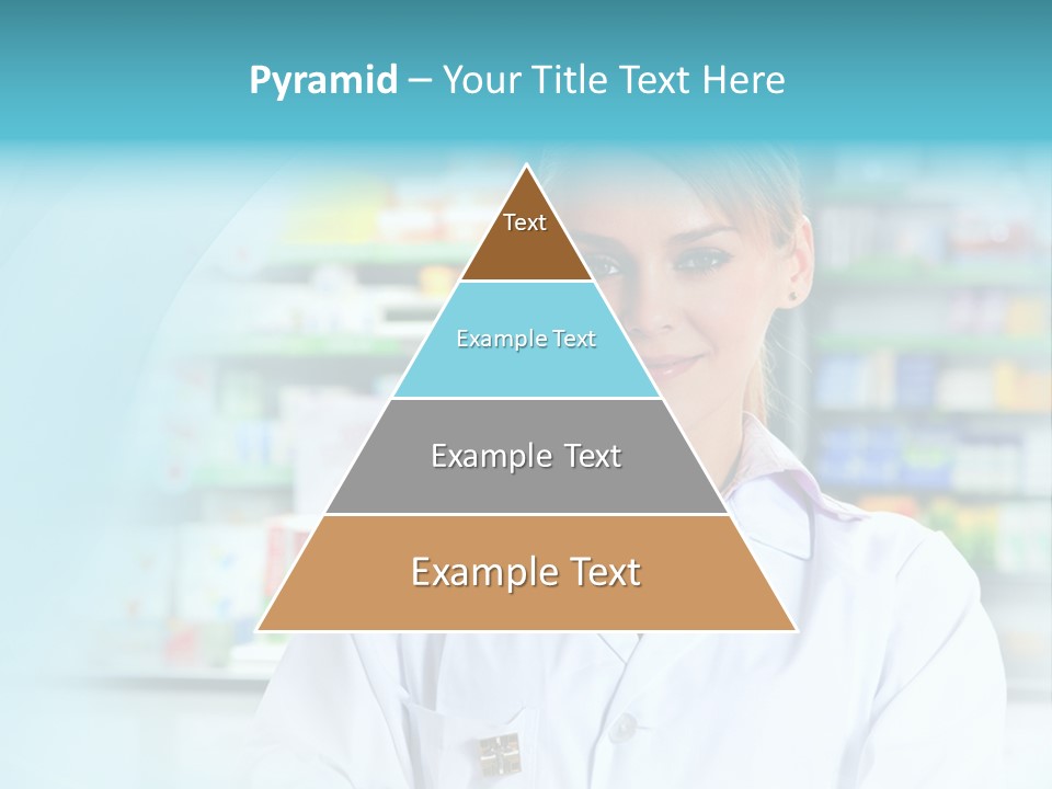 S Smiling Blonde PowerPoint Template