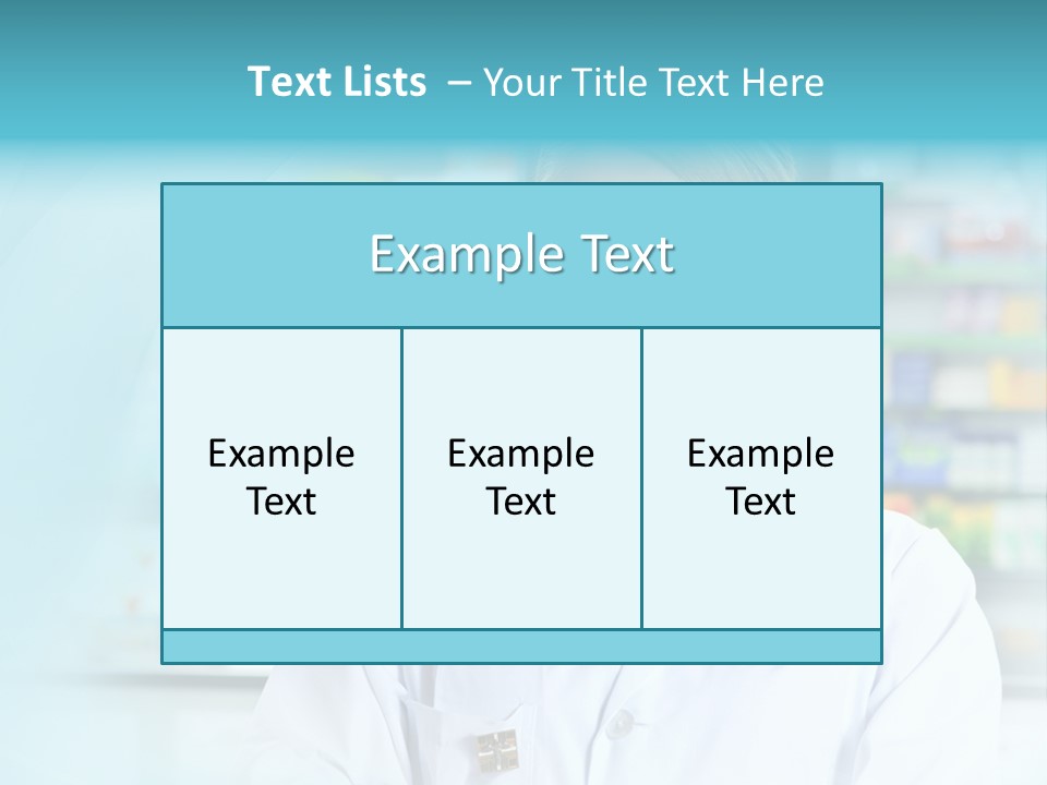 S Smiling Blonde PowerPoint Template