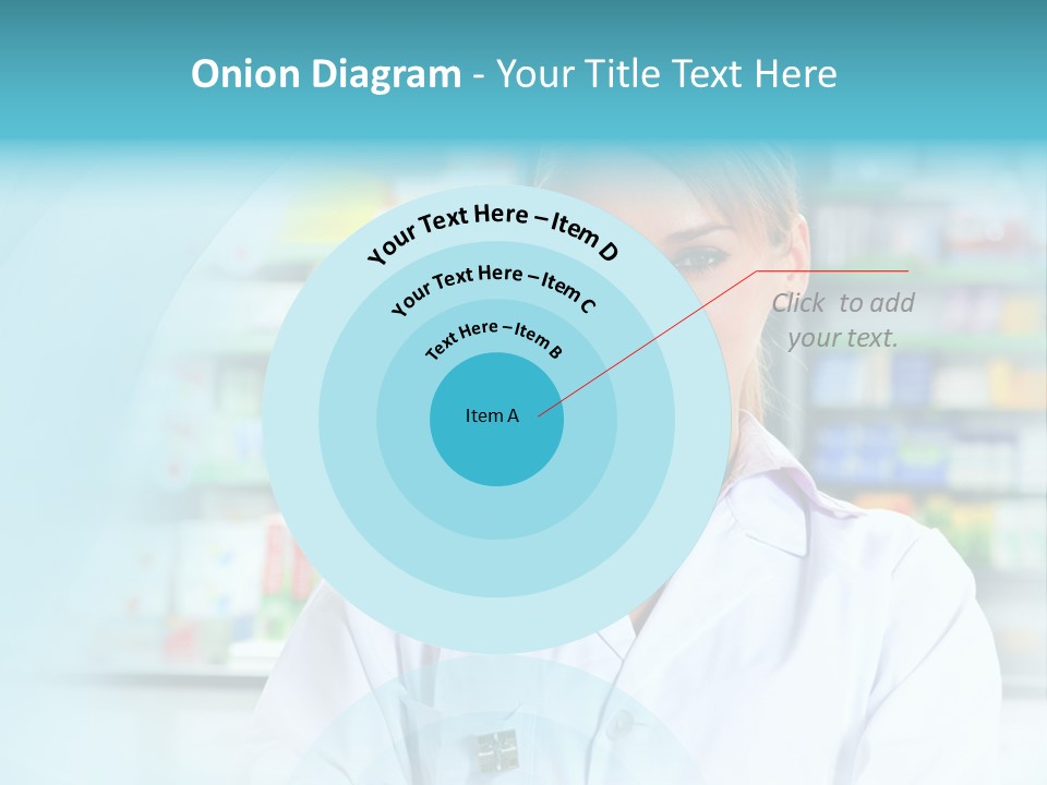 S Smiling Blonde PowerPoint Template