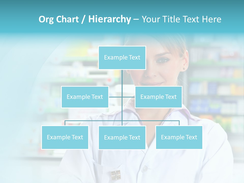 S Smiling Blonde PowerPoint Template