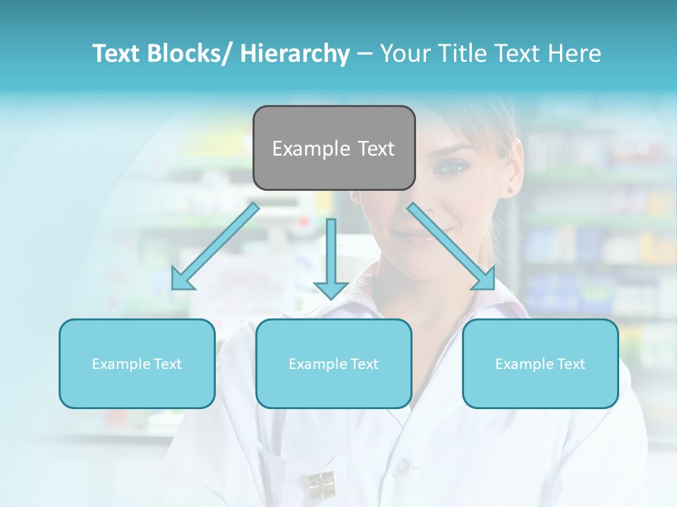 S Smiling Blonde PowerPoint Template