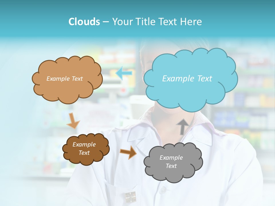 S Smiling Blonde PowerPoint Template