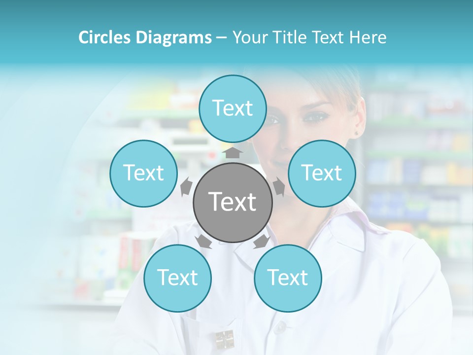 S Smiling Blonde PowerPoint Template