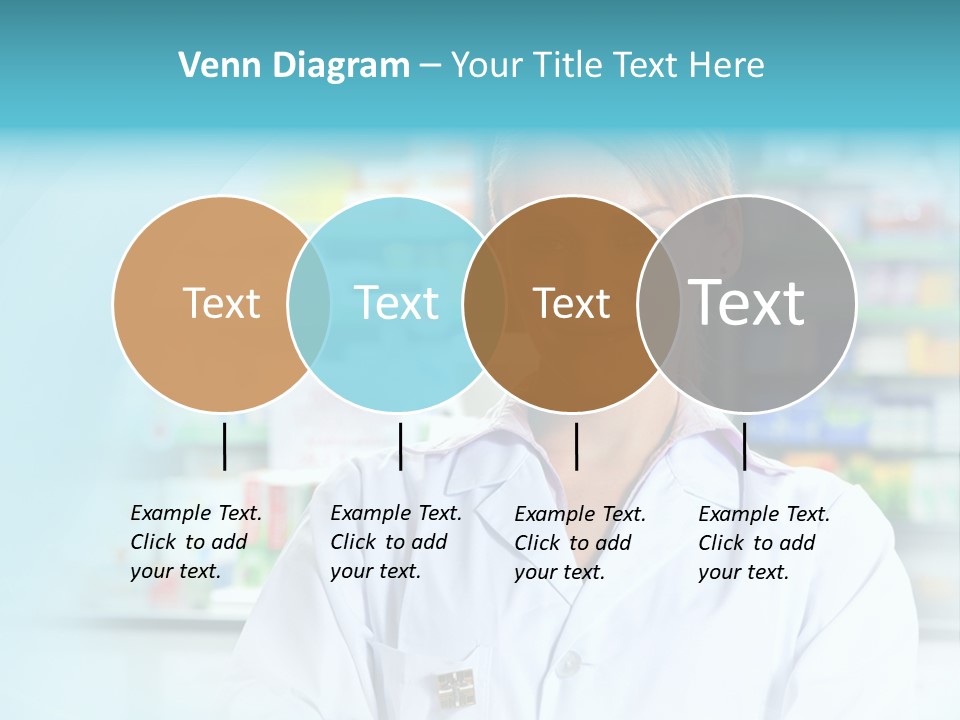 S Smiling Blonde PowerPoint Template