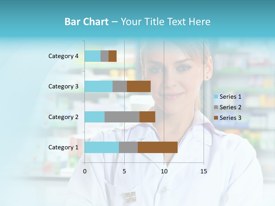 S Smiling Blonde PowerPoint Template