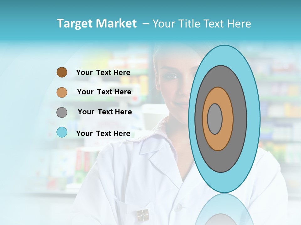 S Smiling Blonde PowerPoint Template