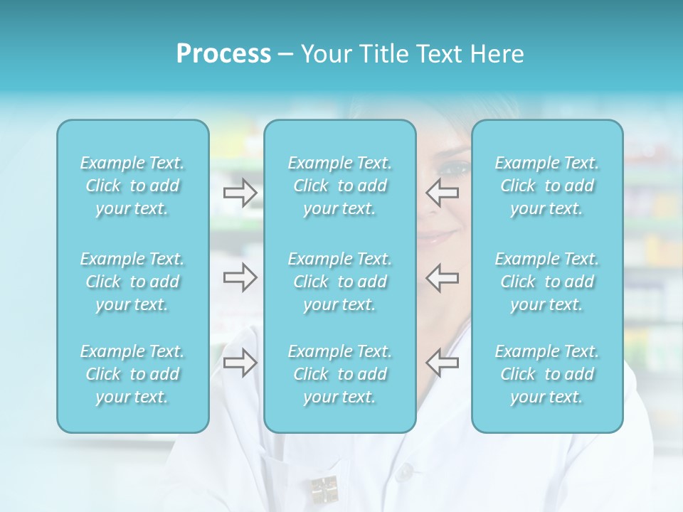 S Smiling Blonde PowerPoint Template