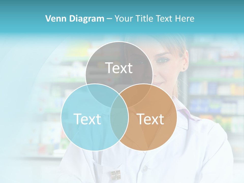 S Smiling Blonde PowerPoint Template