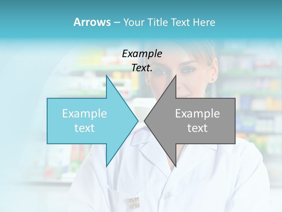 S Smiling Blonde PowerPoint Template