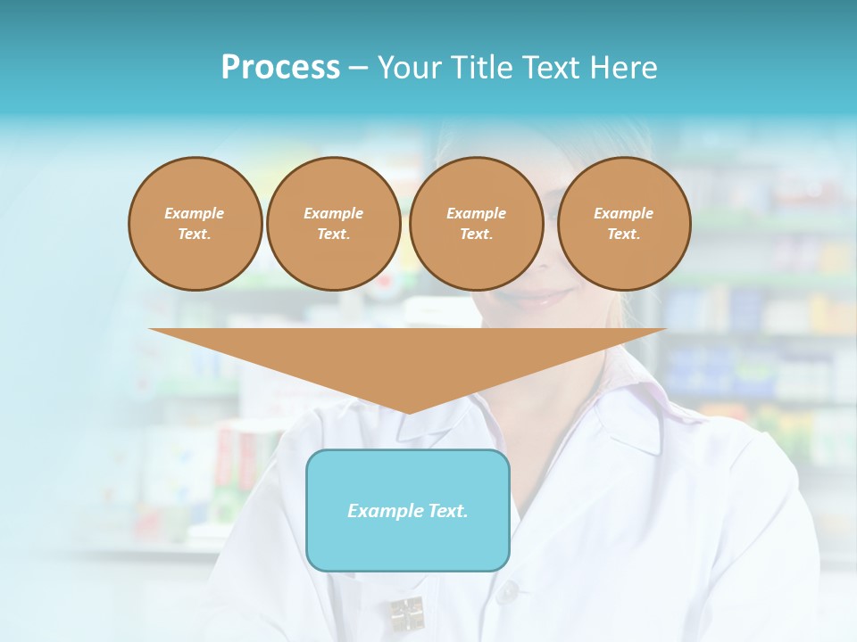 S Smiling Blonde PowerPoint Template