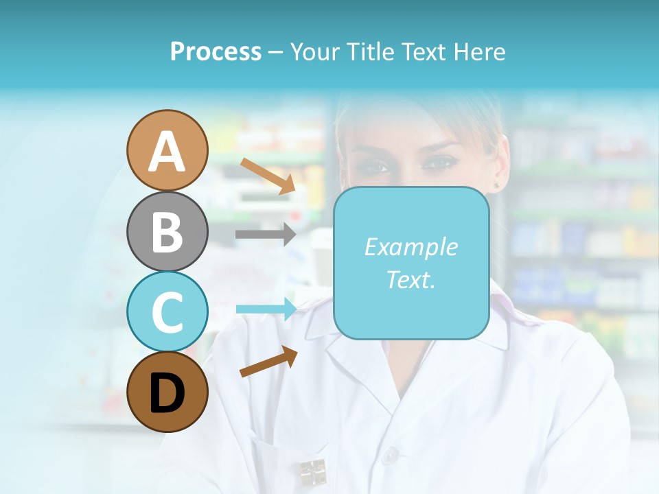 S Smiling Blonde PowerPoint Template