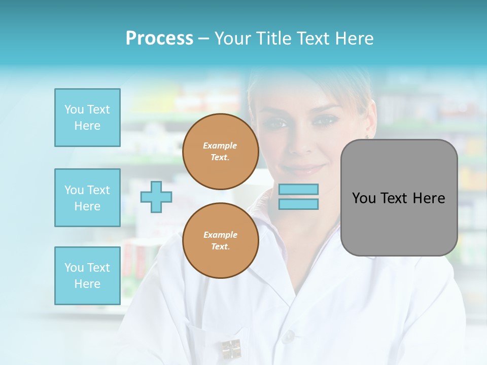 S Smiling Blonde PowerPoint Template