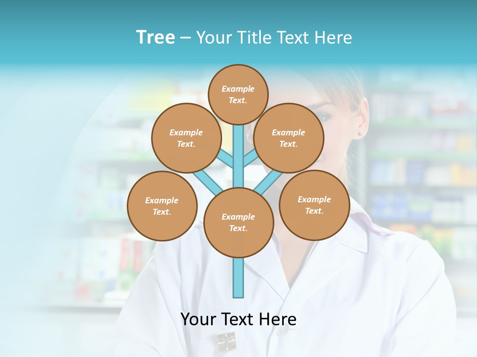 S Smiling Blonde PowerPoint Template