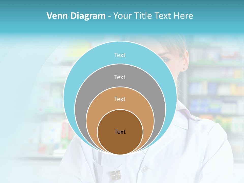 S Smiling Blonde PowerPoint Template