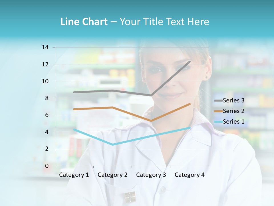 S Smiling Blonde PowerPoint Template