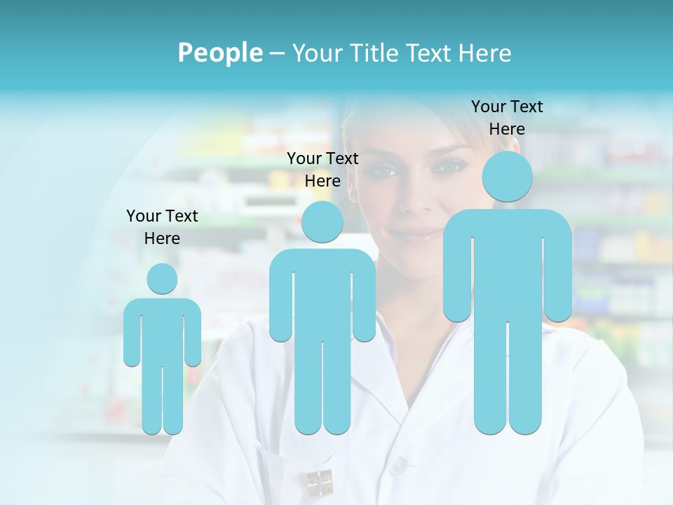 S Smiling Blonde PowerPoint Template