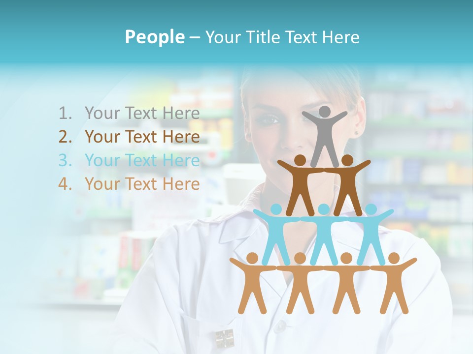 S Smiling Blonde PowerPoint Template