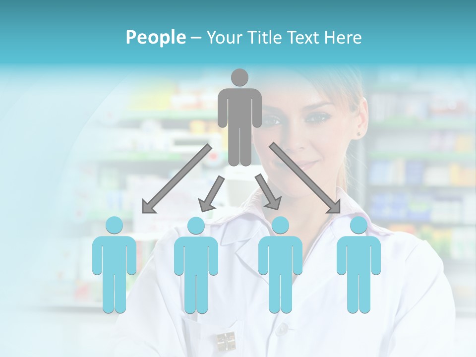 S Smiling Blonde PowerPoint Template