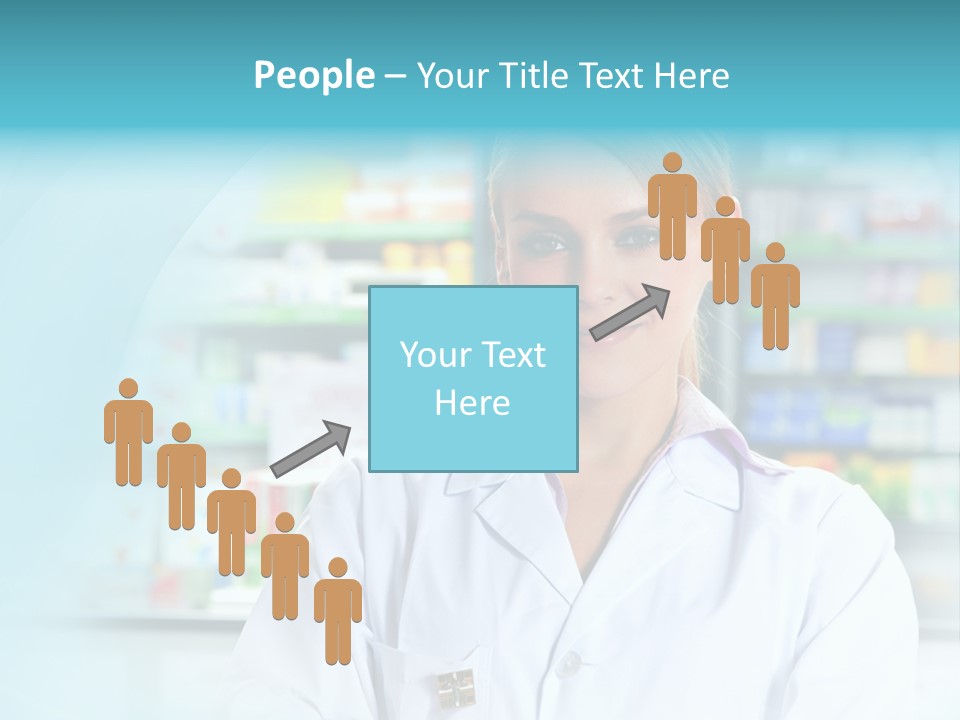 S Smiling Blonde PowerPoint Template