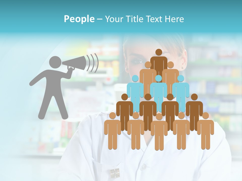 S Smiling Blonde PowerPoint Template