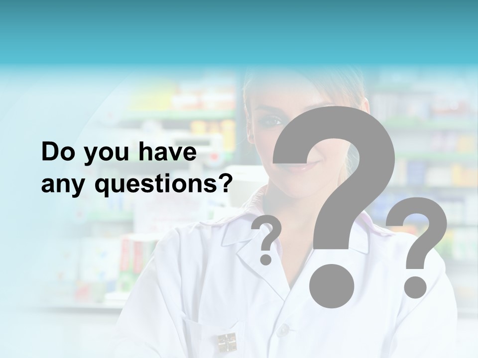 S Smiling Blonde PowerPoint Template